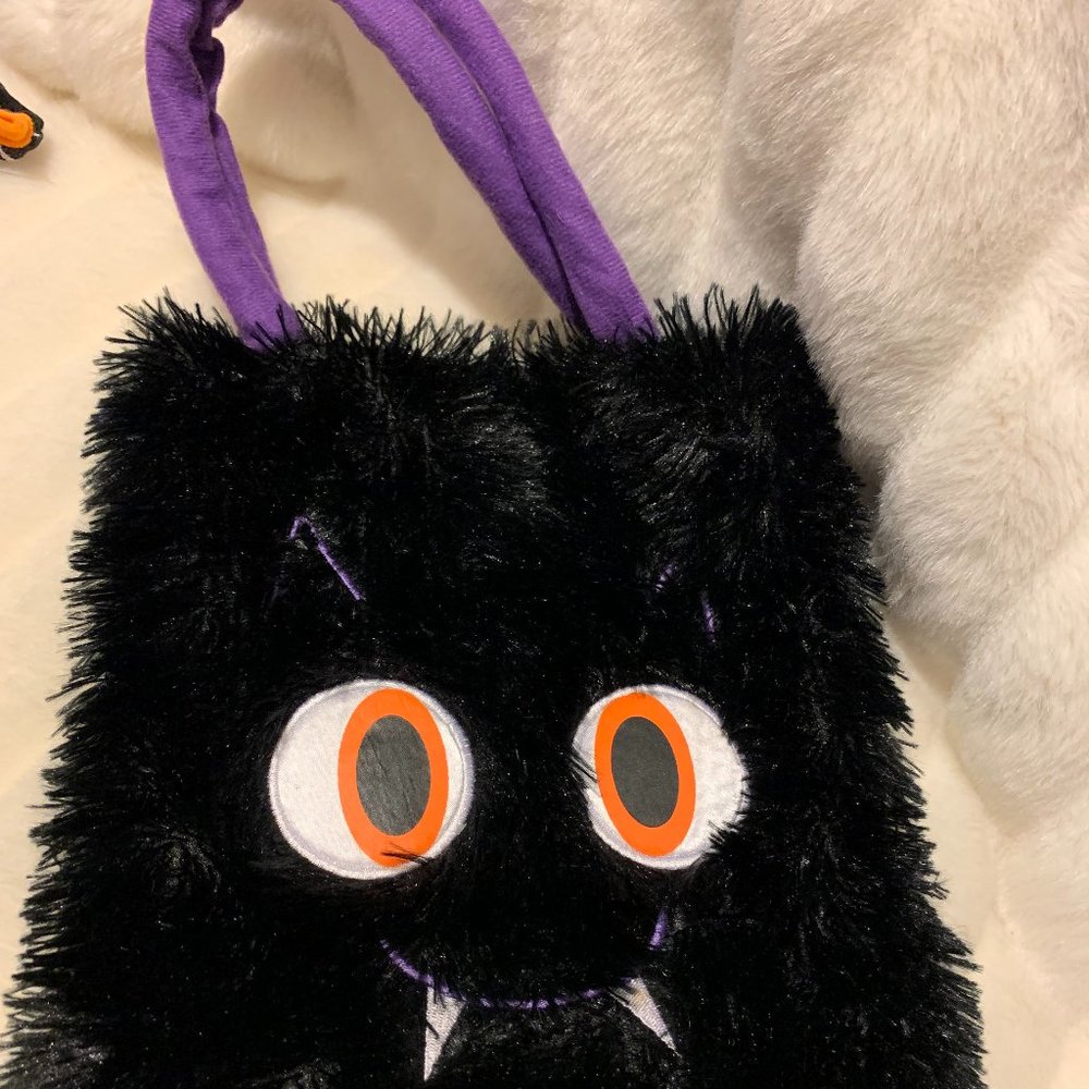 Halloween Candy Plush bag with face kids size 3+